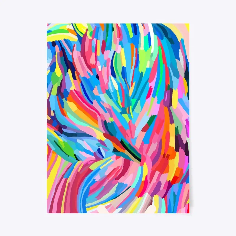 Colorful Abstract Brushstrokes