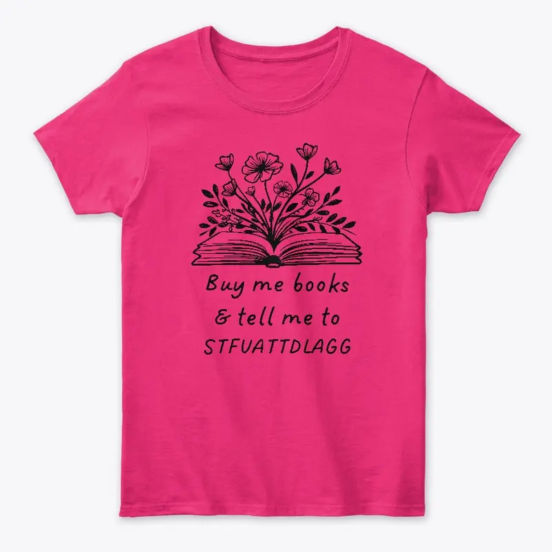 Buy me books - STFUATTDLAGG - Black font