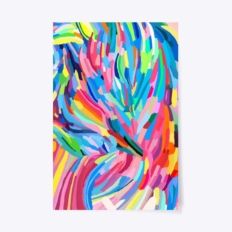 Colorful Abstract Brushstrokes