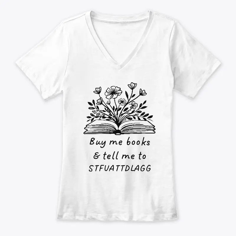 Buy me books - STFUATTDLAGG - Black font