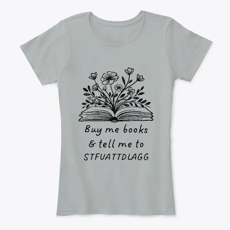 Buy me books - STFUATTDLAGG - Black font